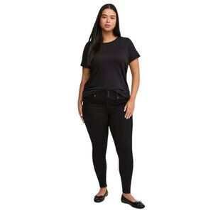 Torrid Women's Black Skinny Super Soft High Rise Denim Jean